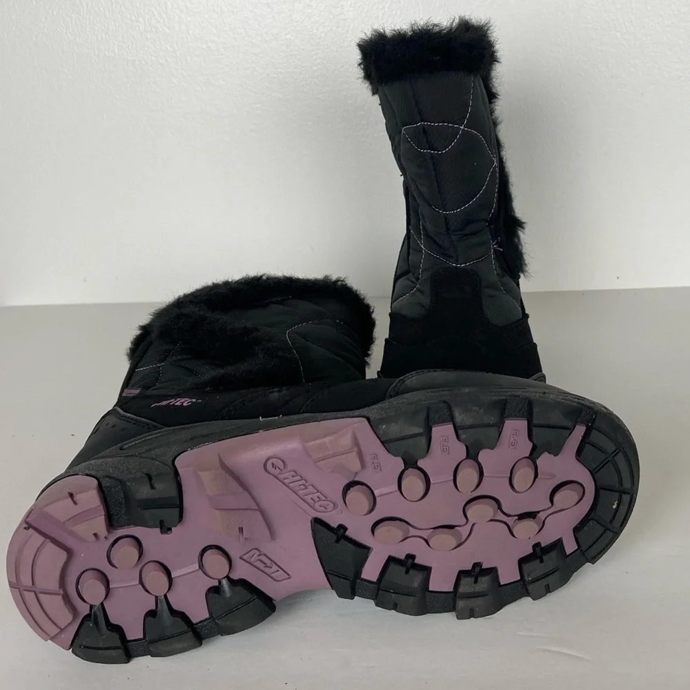 Hi-Tech Thermo-Dri‎ Women’s Boots Size 6 Water Proof Insulated Magnetic Black